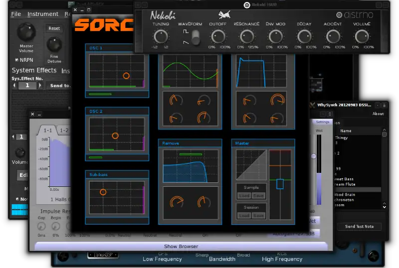 Interface graphique de Carla