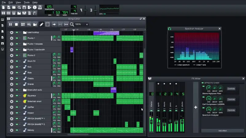 Interface graphique de Lmm