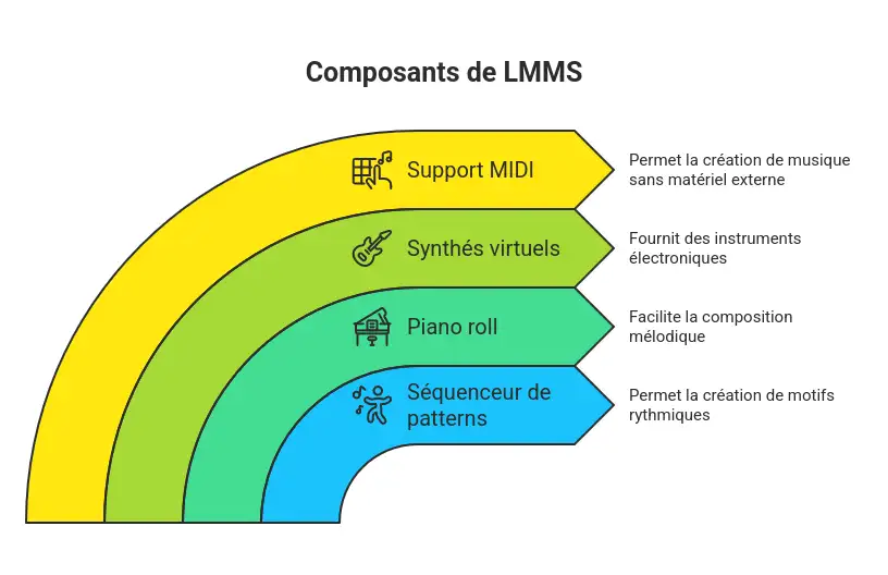 Lmms logiciel libre de création musicale